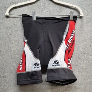 Veloer‎ Women Cycling Shorts Medium Black Padded Made In USA
